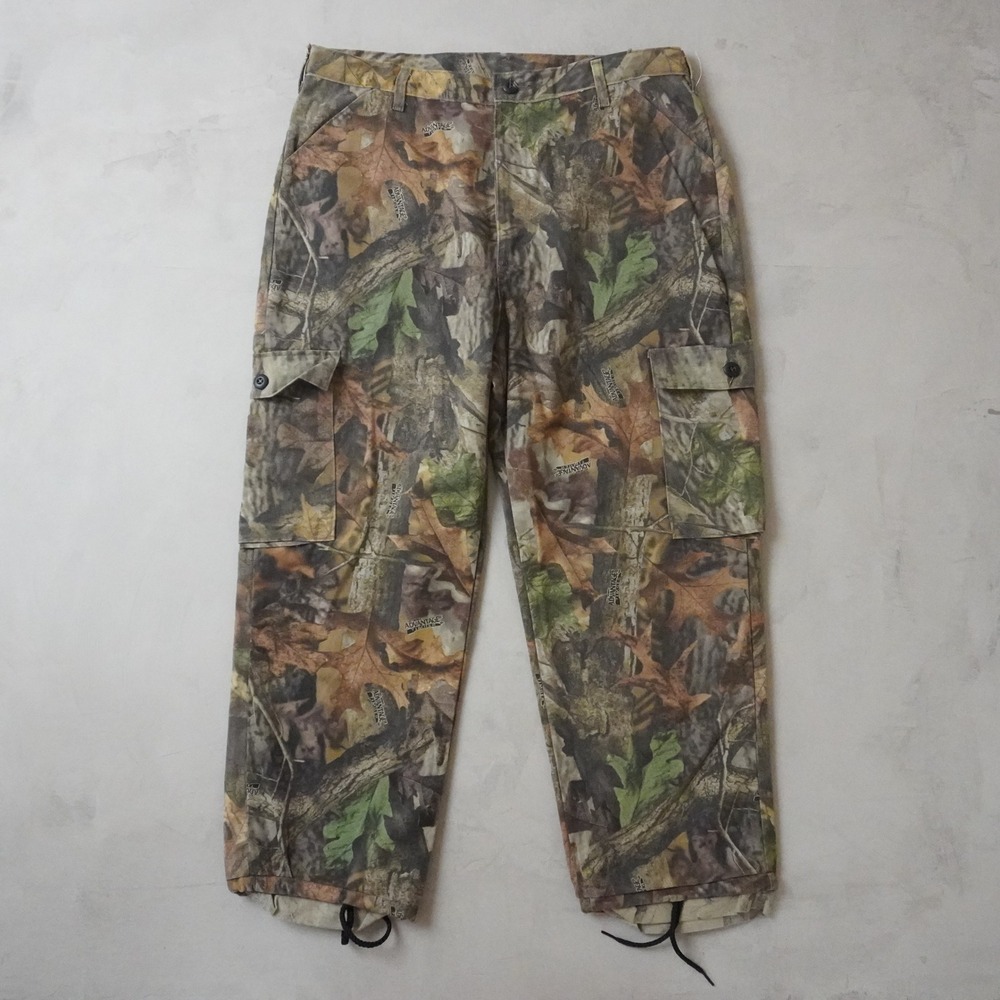 Vintage Liberty Camo Cargo Pants Large Regular Mens Advantage Timber USA Made